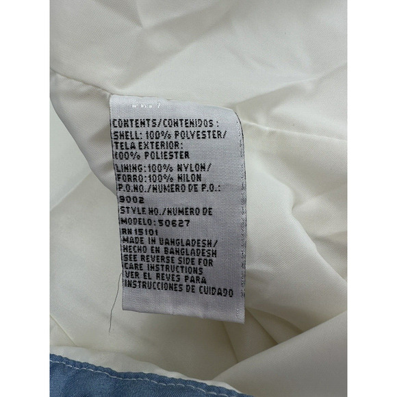 Womens Current Seen Jacket Size Medium White Button Up Windbreaker Vintage - Picture 11 of 16